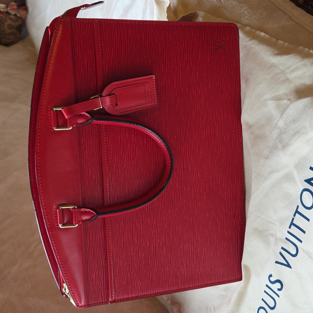 Louis Vuitton Epi Riviera Red Bag
